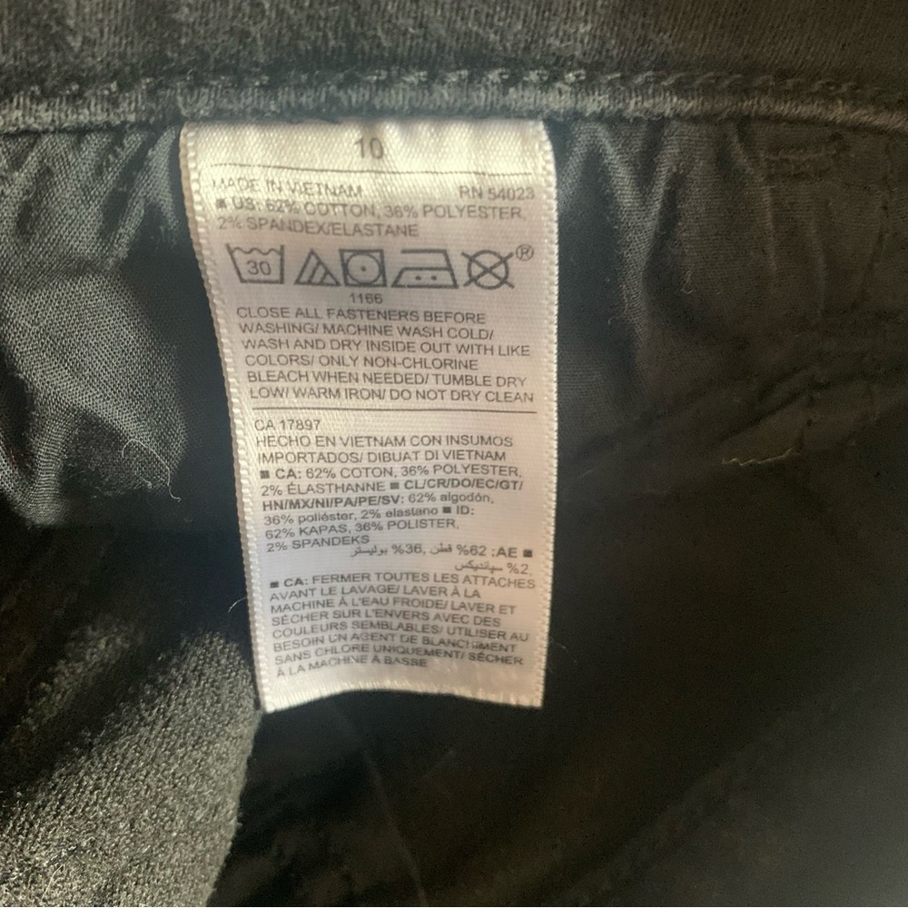 Old Navy Jeans Rockstar High-rise Super Skinny Built in Warm Back2School BLK 10 - Picture 9 of 14